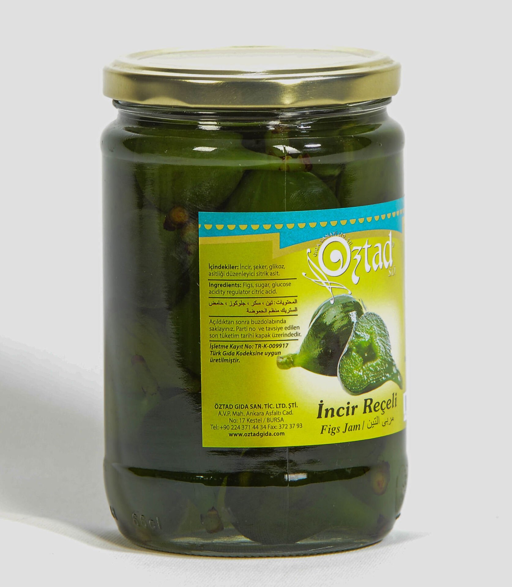 800 g KAVANOZ YEŞİL İNCİR REÇELİ